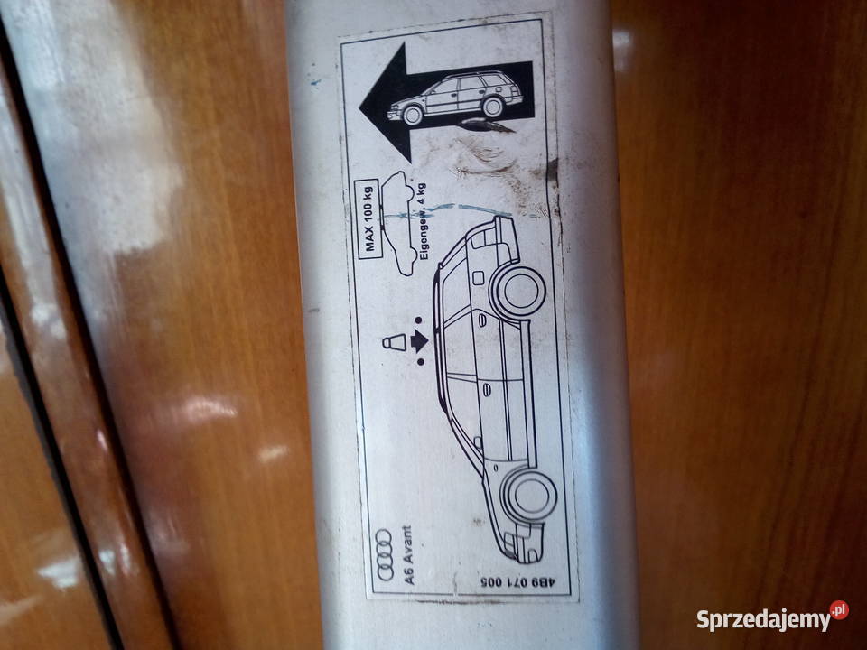 Sprzedam bagaznik dachowy audi a6 c5 łódzkie Łowicz sprzedam