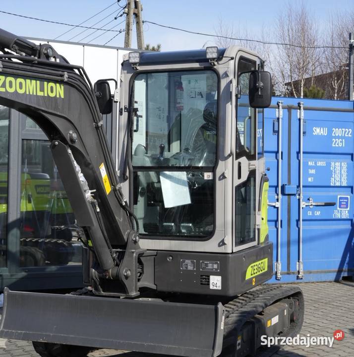 Minikoparka Zoomlion ZE36GU 38 t Zero Tail Swing