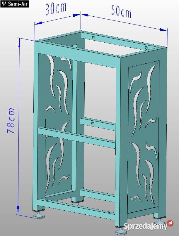 Stelaż konsola pod umywalkę wiszący stojący Jeżowe