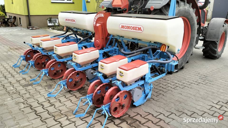 Siewnik Monosem 6 rzędowy rama teleskopowa kujawsko-pomorskie Lipno