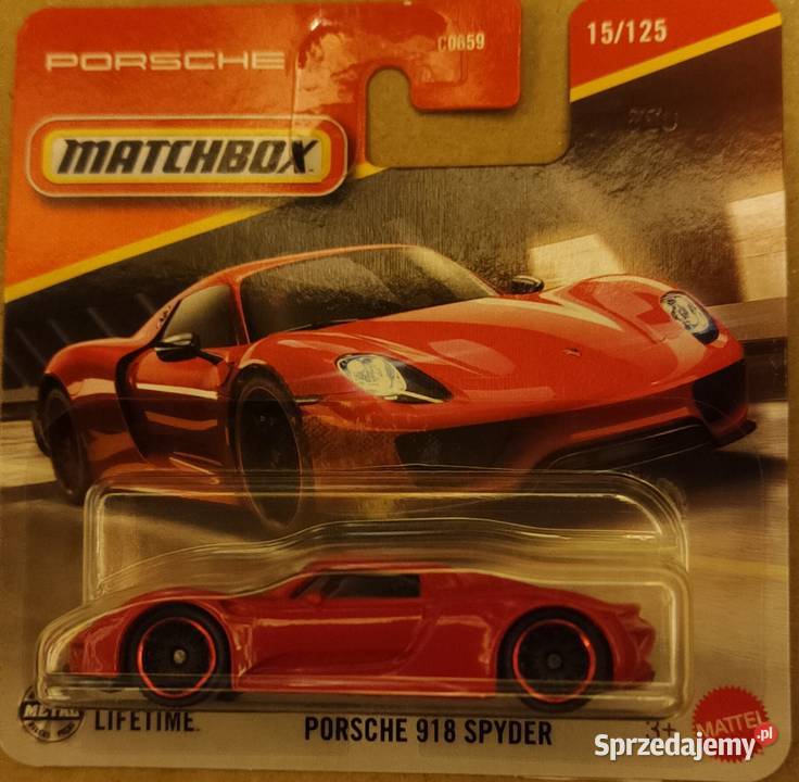 Matchbox Porsche 918 Spyder 15125 model 164 zachodniopomorskie Szczecin