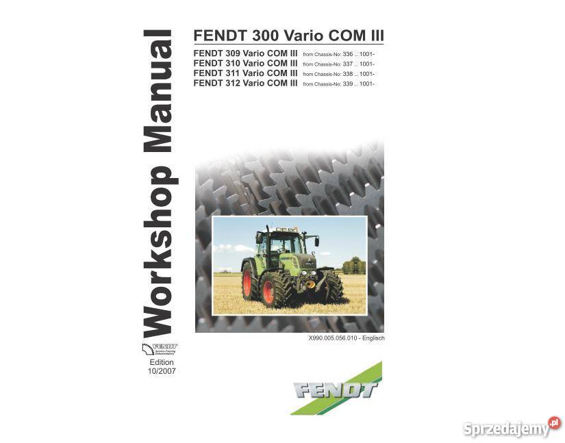 FENDT 309 310 311 312 VARIO instrukcja naprawy Kielce