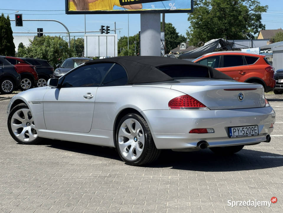 BMW 650 CABRIOZarejestrowany w PolscePiękny Stan srebrny Suchy Las