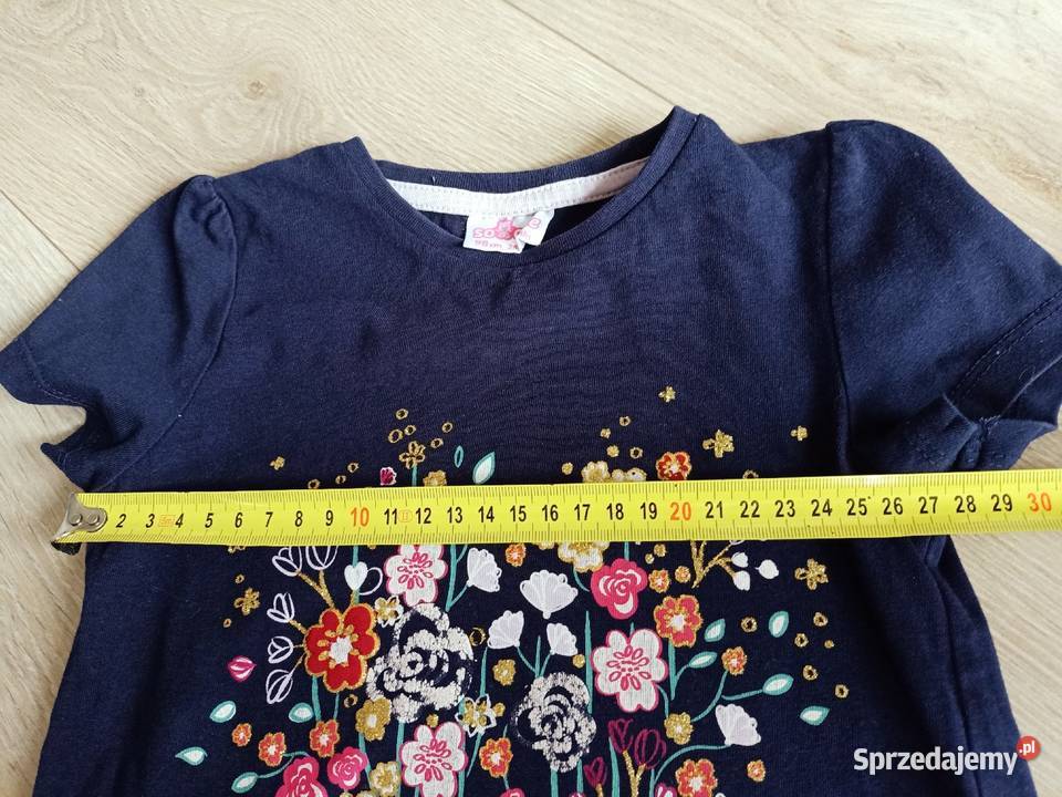 Koszulka tshirt dziewczęcy granatowy 98 Płock
