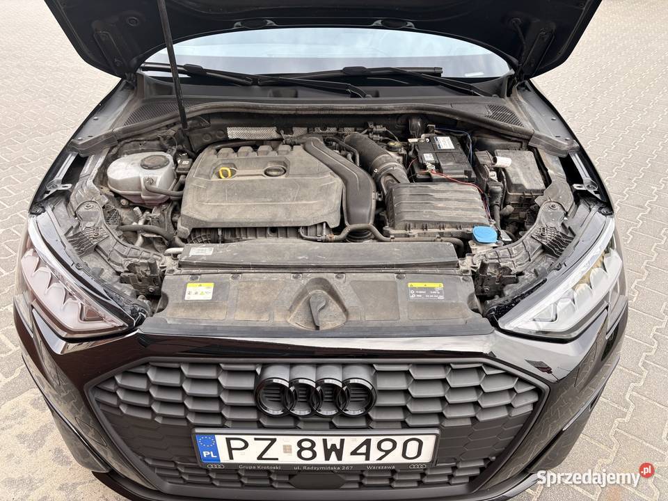 AUDI A3 15TFSI 150 Salon Polska lakier metallic Swarzędz sprzedam