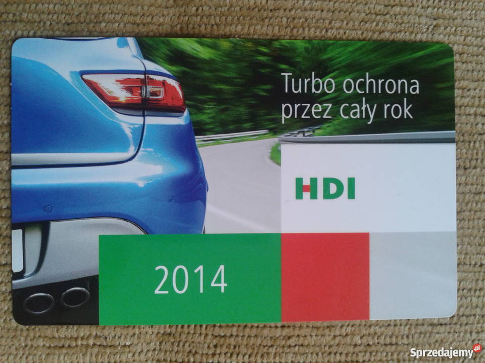 KALENDARZYK LISTKOWY 2014 HDI TURBO OCHRONA lubelskie Piszczac