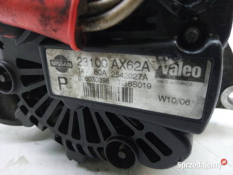 ALTERNATOR 23100AX62A 14 16V Nissan Note I 2004 świętokrzyskie