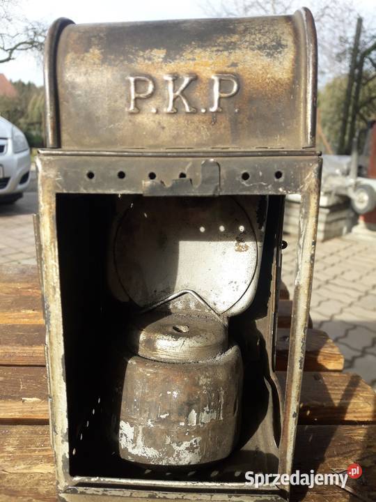 oryginalna stara lampa PKP podkarpackie