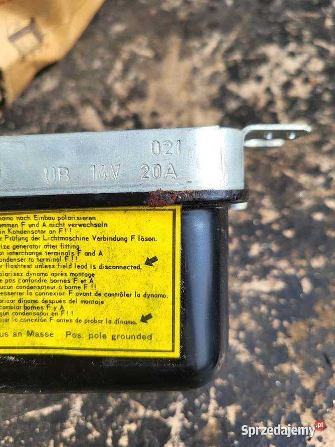 BOSCH REGULATOR 0190310001 14V 20A VW ADLER OPEL Rybnik