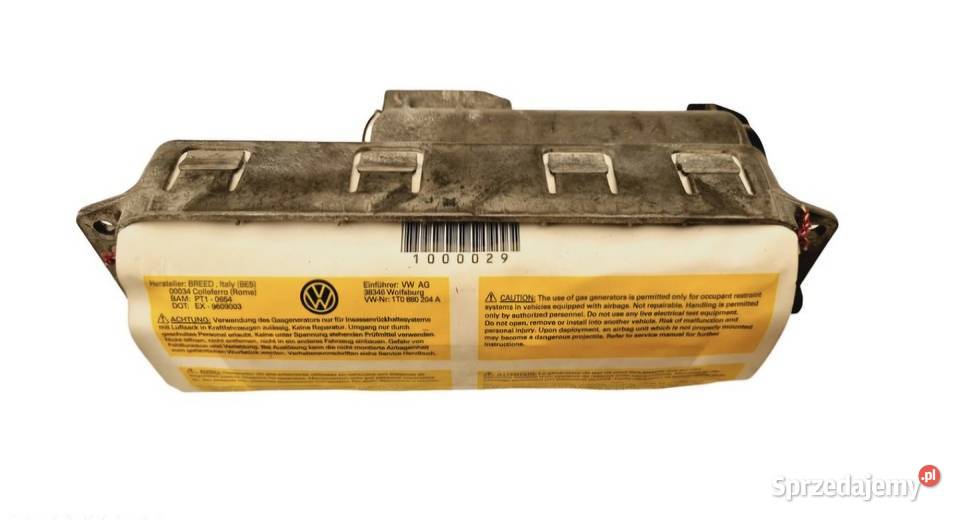 KONSOLA DESKA ROZDZIELCZA AIRBAG PASAŻERA VW Działoszyce