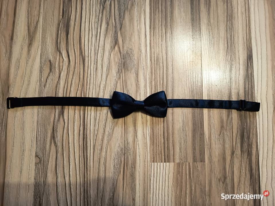 Elegancka Muszka Chłopięca Granatowa Na Pasku Suwałki