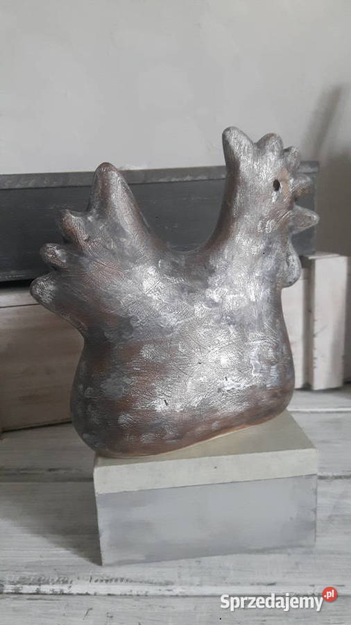 Kura ceramiczna ręcznie wykonana Rękodzieło mazowieckie Otwock