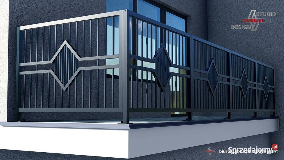 Balustrada balkonowa tarasowa nowoczesne Gliwice