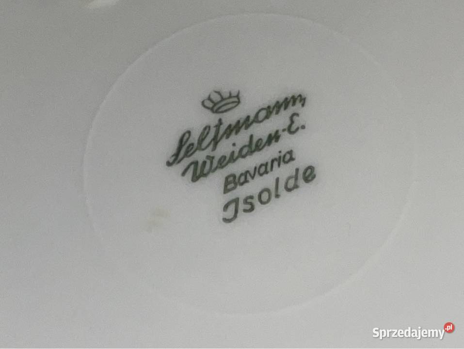 Talerzyk deserowy Isolde Seltman Weiden Bavaria Porcelana i szkło Gdańsk sprzedam