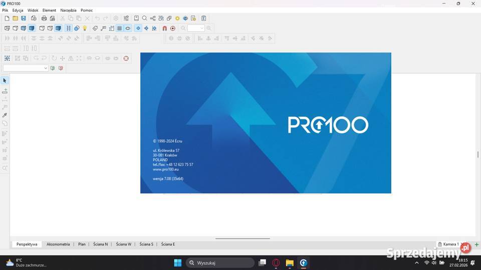 Program pro100 v708 Kray Rozkroj mazowieckie Warszawa
