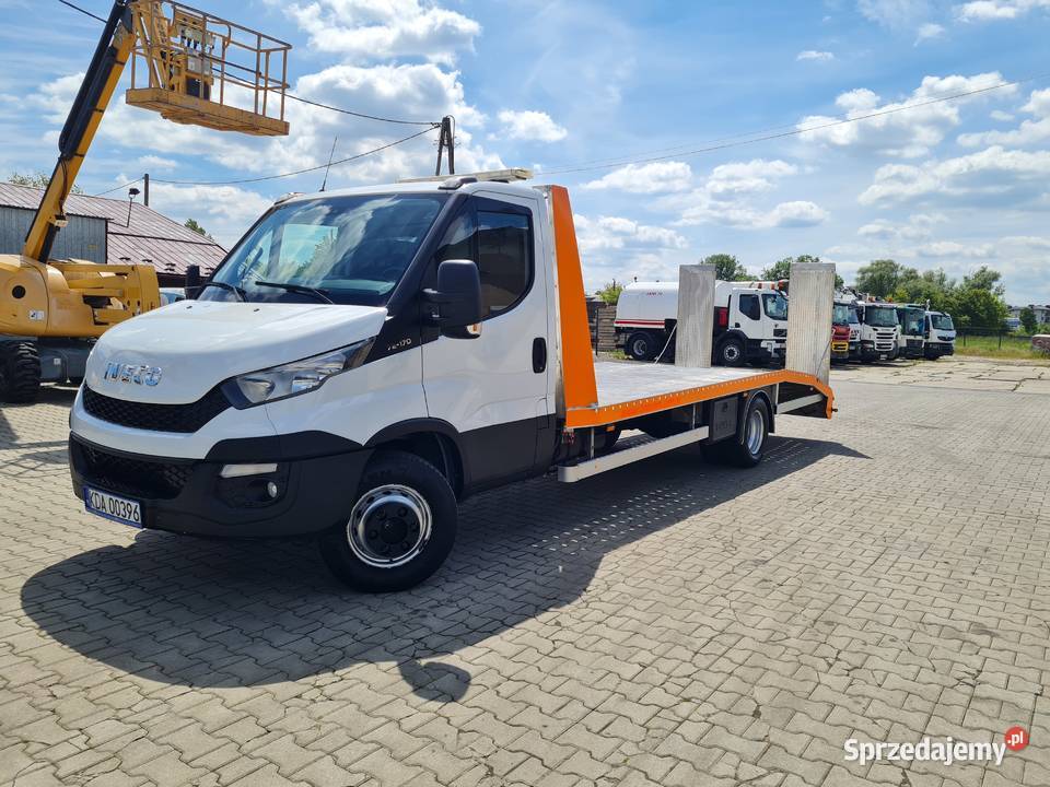 Iveco Daily 70C17 2016 r pomoc drogowa laweta Dąbrowa Tarnowska sprzedam