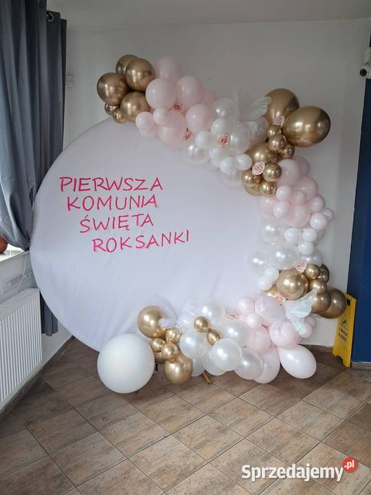 Ścianki balonowedekoracje stołówfontanna Kalisz