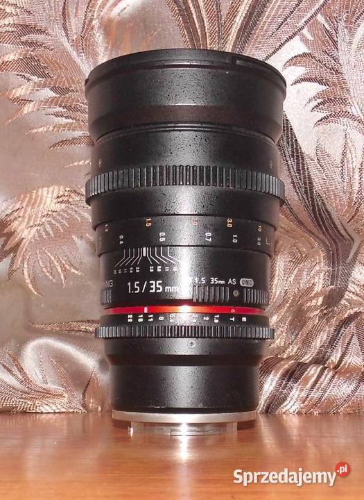 Obiektyw Samyang 35 mm T15 AS UMC VDSRL ver Cine mazowieckie Warszawa sprzedam