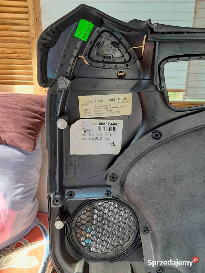 Mercedes CLK W208 boczek lewy skóra czarny osobowe Gdańsk sprzedam