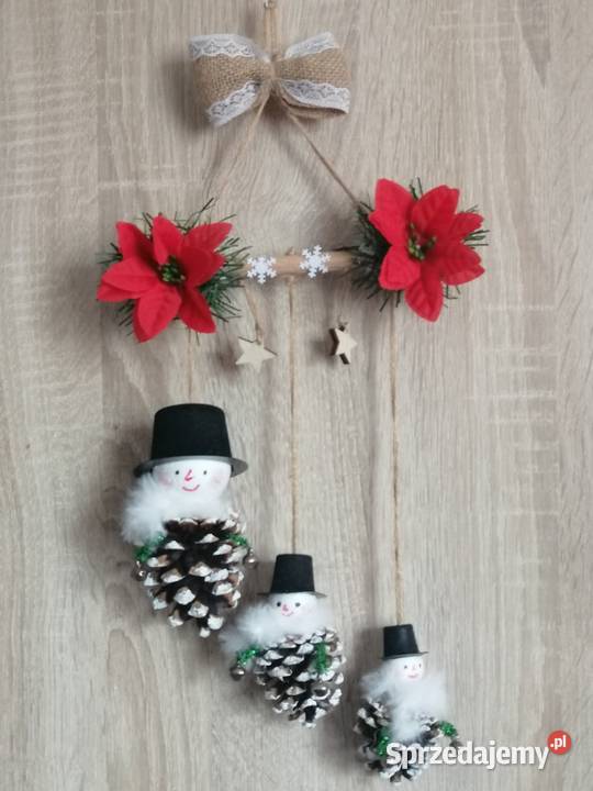 Zawieszki świąteczne z uroczymi bałwankami Katowice sprzedam
