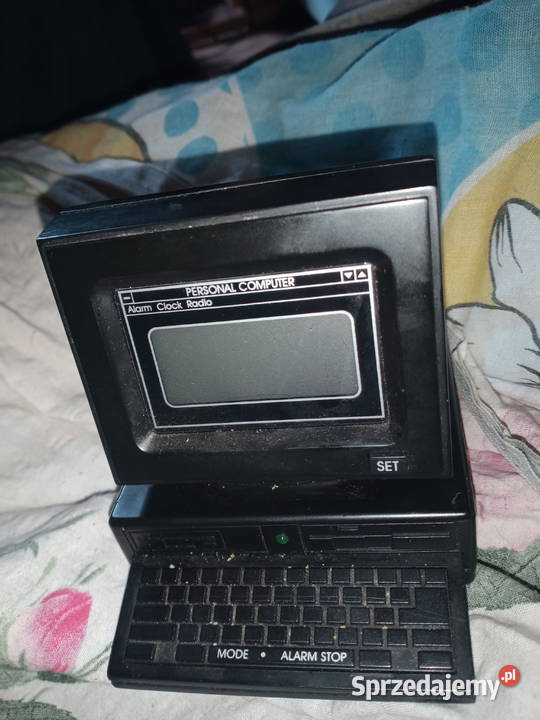 Vintage Personal Computer Alarm Clock AMFM Radio Pustków-Osiedle