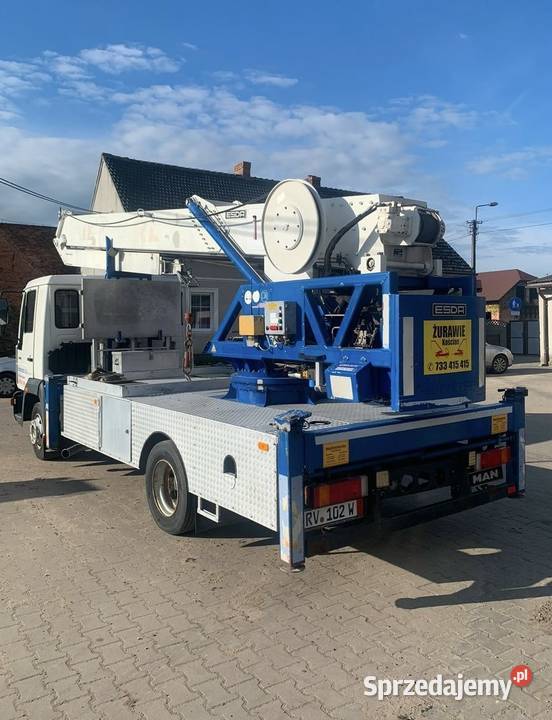 Żuraw Ciesielski dźwig dekarski Klaas K 2834 wielkopolskie Kiełczewo