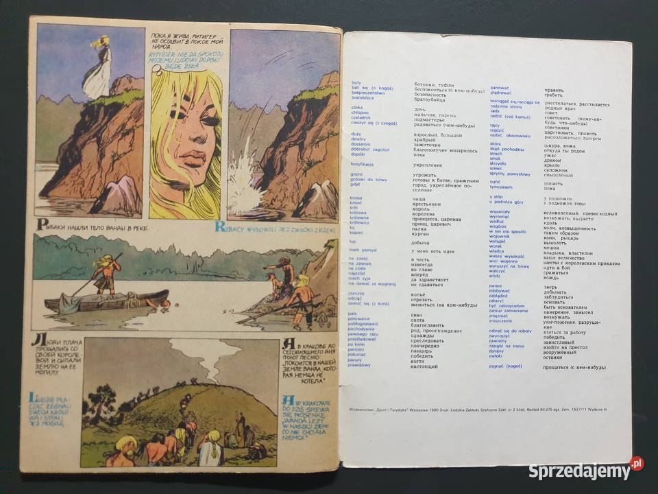 O Smoku Wawelskim i Królewnie Wandzie język Komiksy pomorskie Gdynia