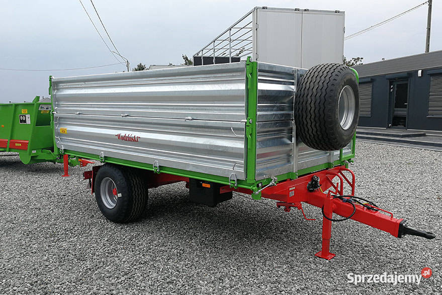 Przyczepa dwuosiowa rolnicza 25T skrętna oś nieuszkodzony sprzedam