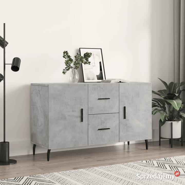 Komoda szarość betonu 100x36x60 materiał Warszawa