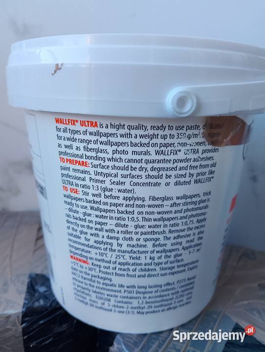 Klej do tapet gotowy do użycia 3x1 Okazja a mazowieckie Piaseczno sprzedam