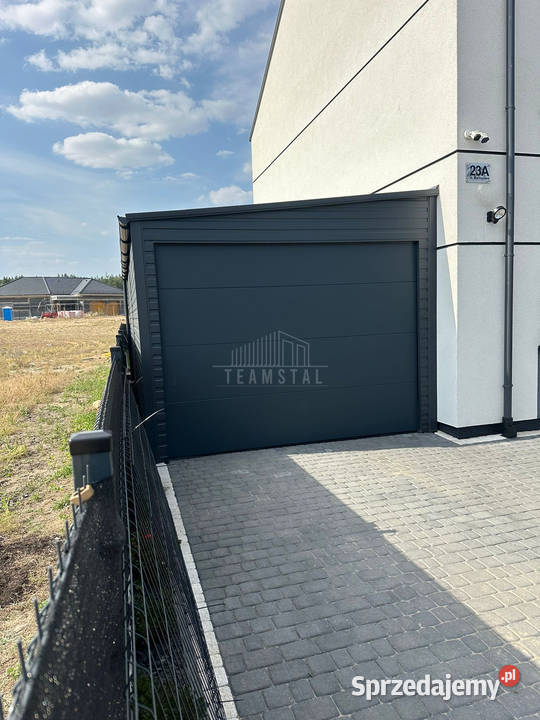 Garaż Blaszany 4x6m Brama Segmentowa Antracyt Pabianice sprzedam