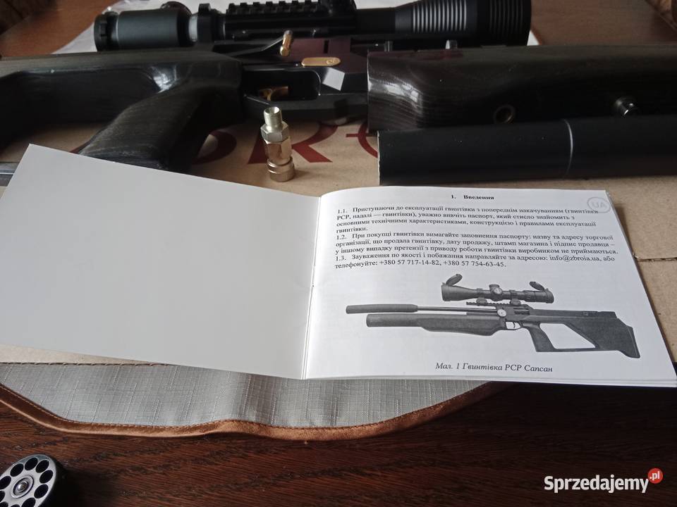 Karabinek pcp kozak sapsan kal55mm