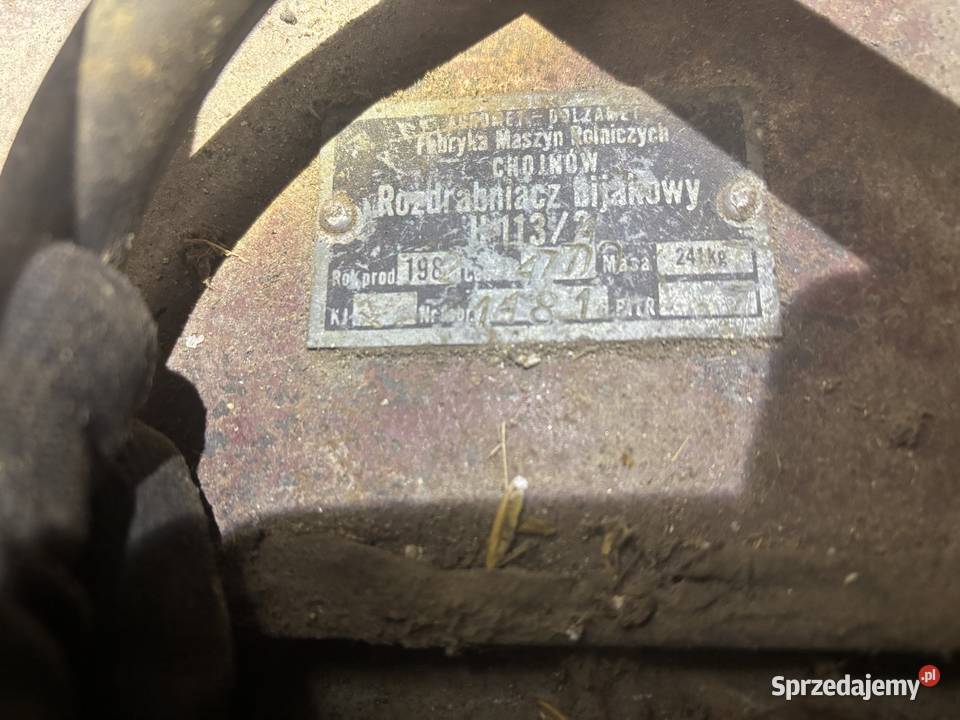 Śrutownik bijakowy Gołębiewo Wielkie