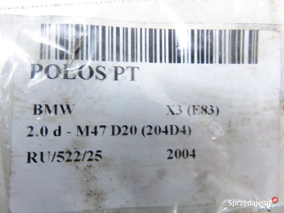PÓŁOŚ TYLNA LEWA PRAWA BMW X3 E83 20 d 7524044