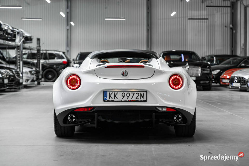 Alfa Romeo 4C SPIDER Krajowa 1 właściciel pełny VAT małopolskie Węgrzce