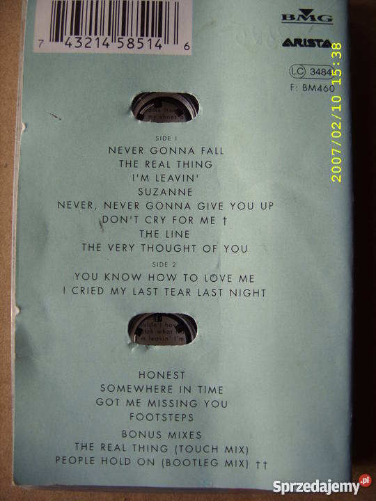 Pop kaseta LISA STANSFIELDNEVER GONNA Wołów