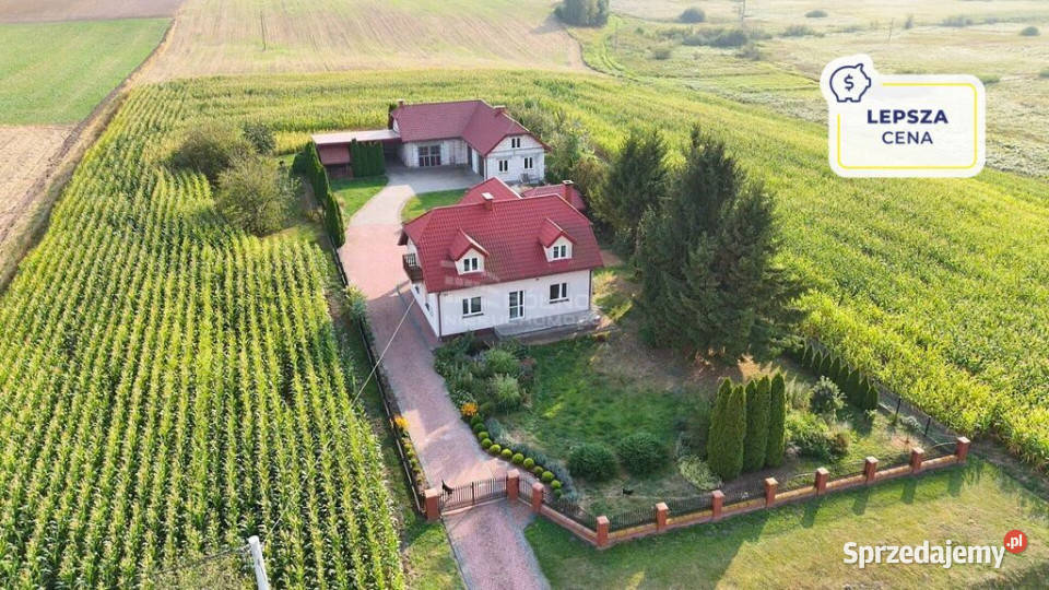 Dom rodziny na pięknej działce Zarudzie gazowe