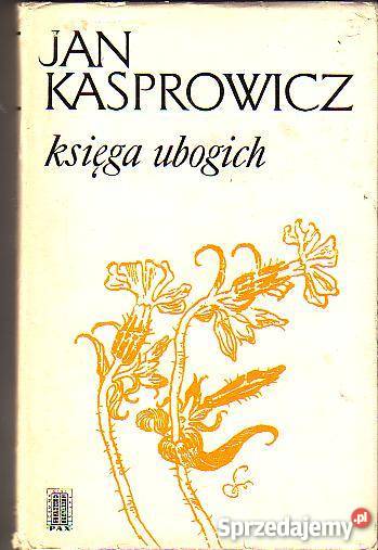 5514 KSIĘGA UBOGICH JAN KASPROWICZ Czyrna