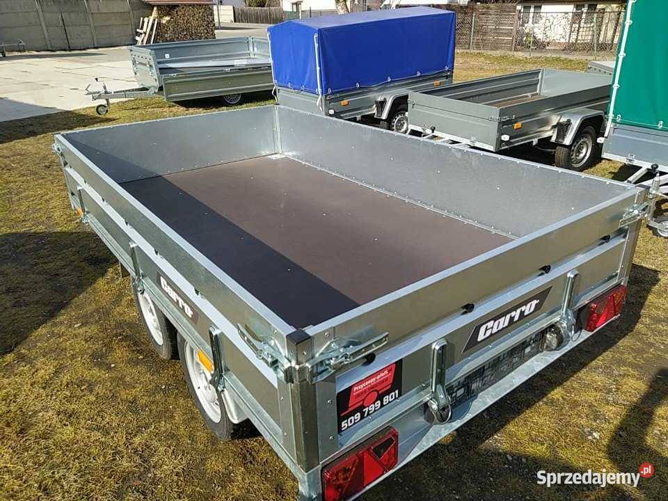 Przyczepa dwuosiowa platfo na kat B CARRO model Lublin