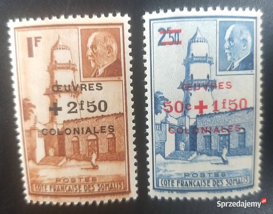 Znaczek Somalia Meczet w Dżibuti Kolonie Bronisze sprzedam