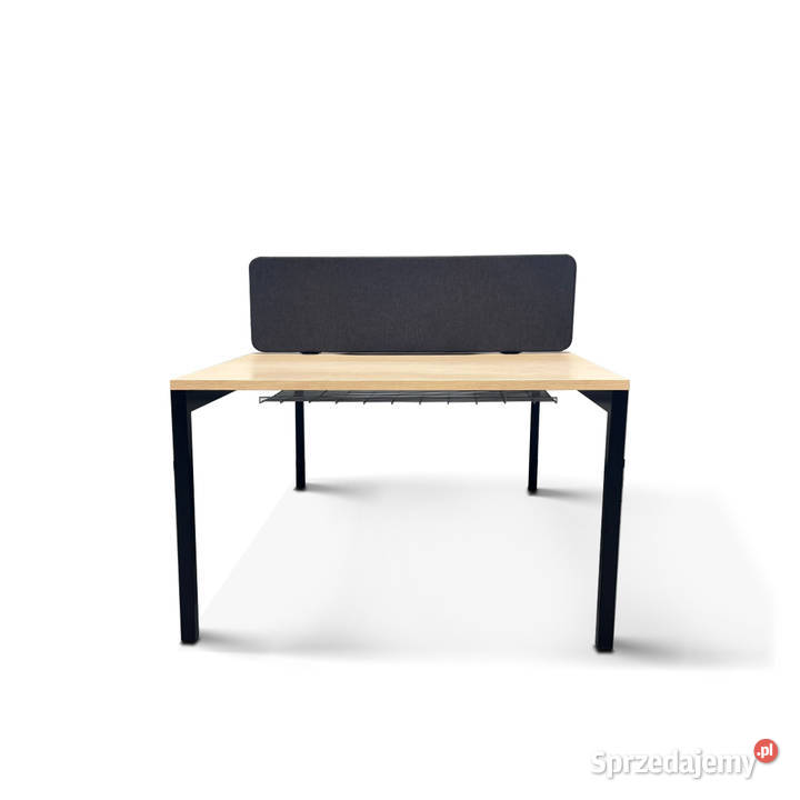 Biurko mdd Ogi u Bench szary orzech czarne Kraków