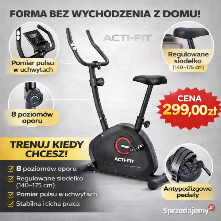 Rower Treningowy Rowerek Stacjonarny Do Ćwiczeń