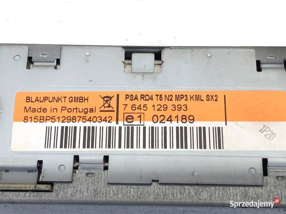 RADIO CITROEN C8 9664770277 ODTWARZACZ