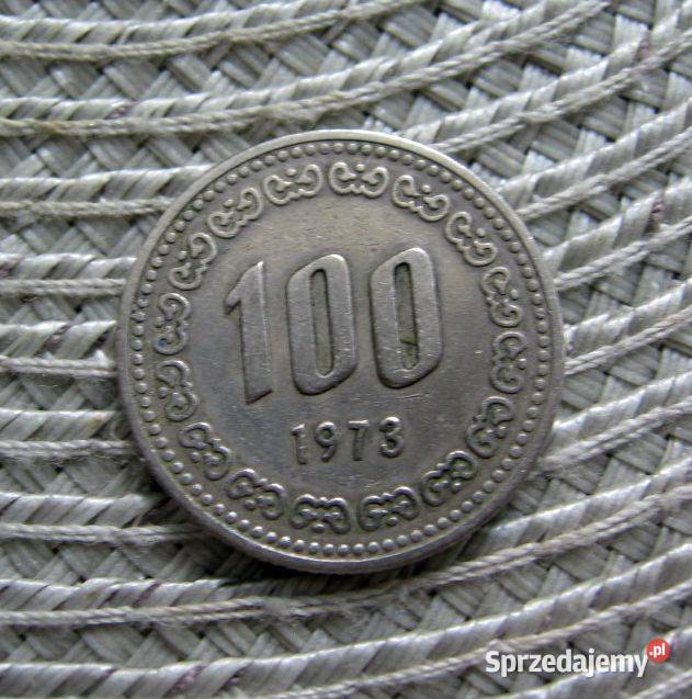 Korea 100 Wonów 1973r Kalisz sprzedam