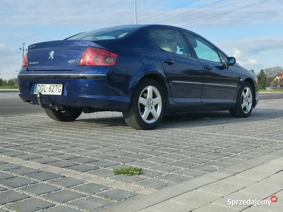 Peugeot 407 HDI granatowy