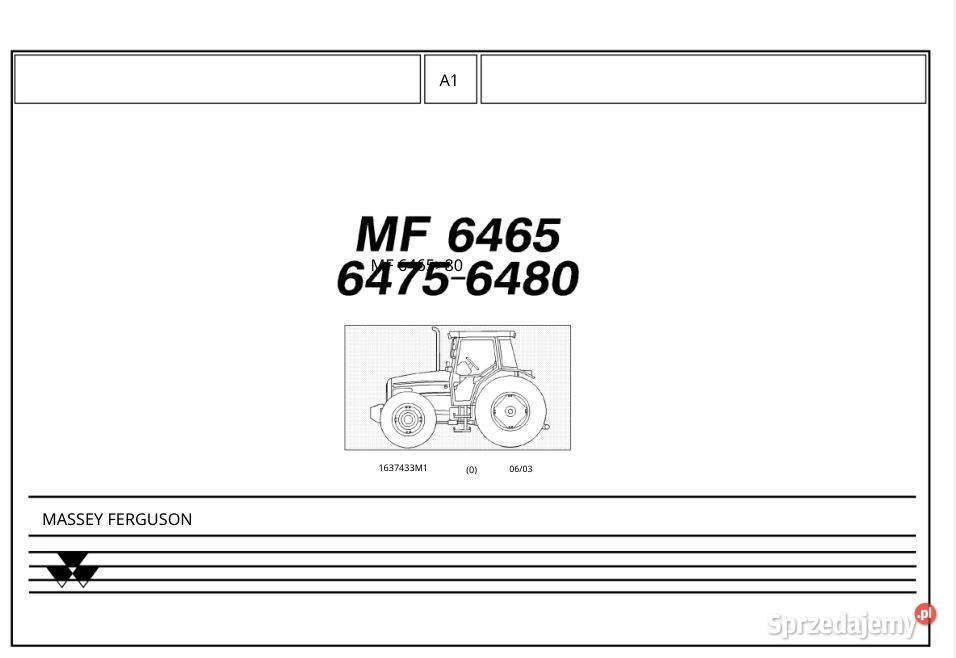 MF 6465 6475 6480 katalog częsci zamiennych