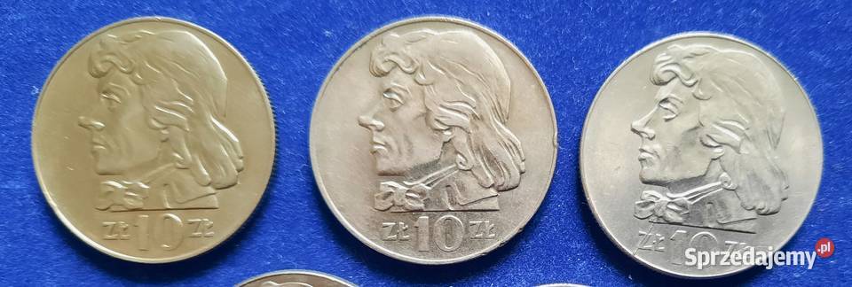 Zestaw Monet Polska PRL Komplet T Kościuszko śląskie