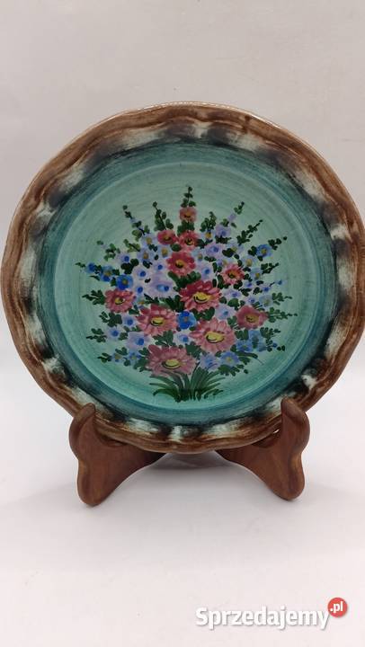 Nieduży podstawek dekoracyjny ręcznie malowany