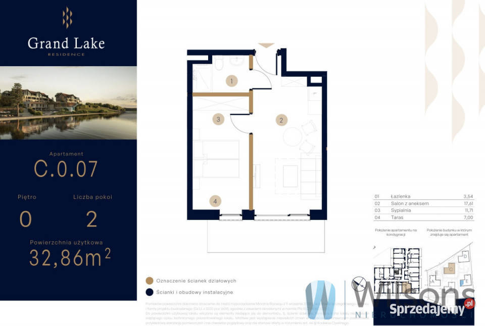sprzedaży mieszkania 3286 metrów 2 pokoje warmińsko-mazurskie Mikołajki