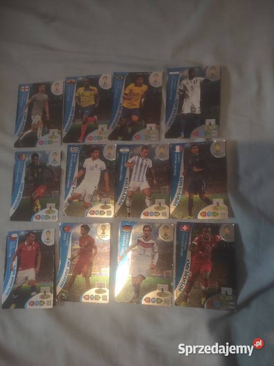 karty piłkarskie FIFA World Cup brasil 2014 Żagań sprzedam